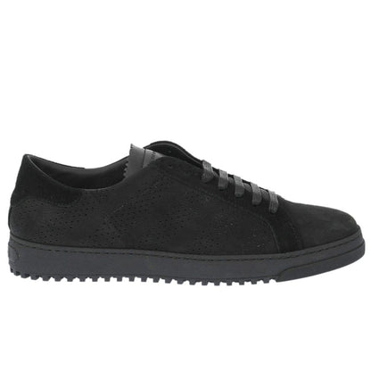 Off-White Zapatilla De Mujer De Piel De Becerro Negra