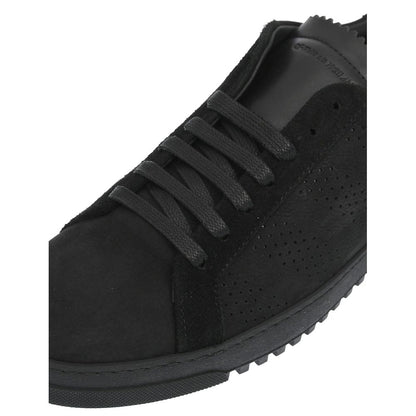 Off-White Zapatilla De Mujer De Piel De Becerro Negra