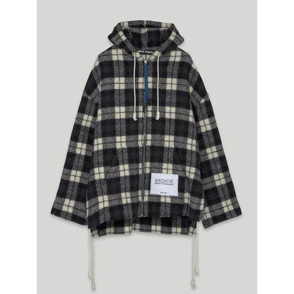 Palm Angels Black Cashmere Men Sweater Jacket