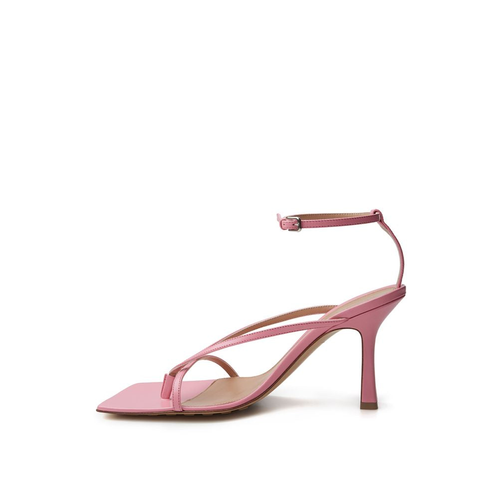 Bottega Veneta Elegant Pink Leather Sandals for Sophisticated Style – EU38/US7.5 par Bottega Veneta | Disponible sur Sandy Store ByNet