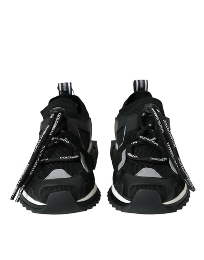 Dolce &amp; Gabbana Zapatillas de trekking Sorrento de malla negra Zapatos