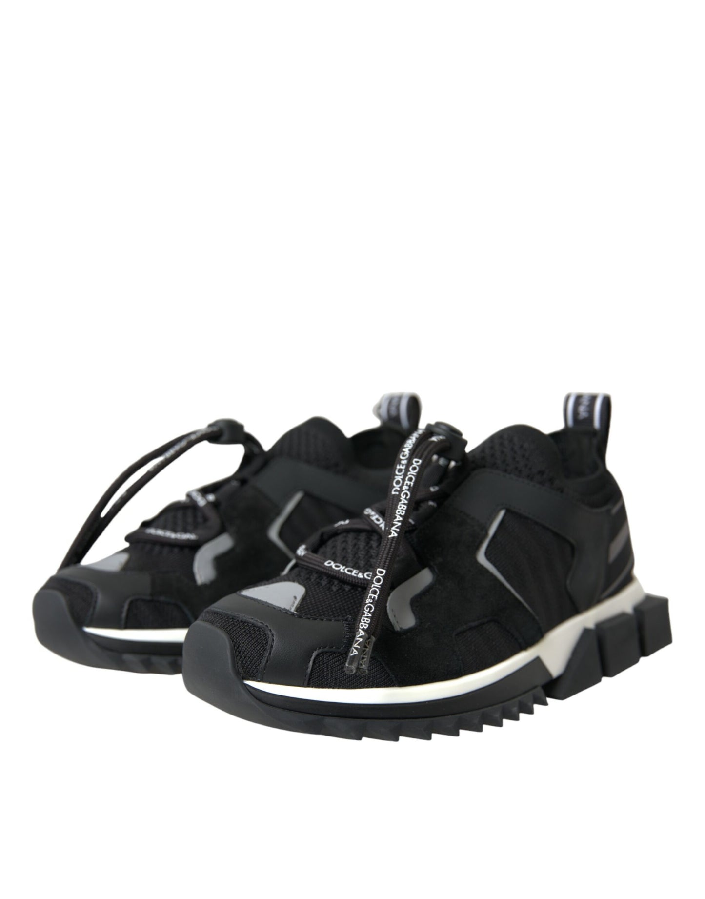 Dolce &amp; Gabbana Zapatillas de trekking Sorrento de malla negra Zapatos