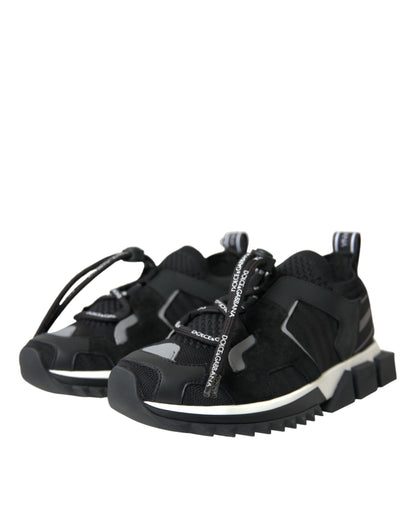 Dolce &amp; Gabbana Zapatillas de trekking Sorrento de malla negra Zapatos
