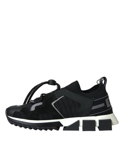 Dolce &amp; Gabbana Zapatillas de trekking Sorrento de malla negra Zapatos