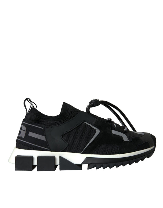 Dolce &amp; Gabbana Zapatillas de trekking Sorrento de malla negra Zapatos