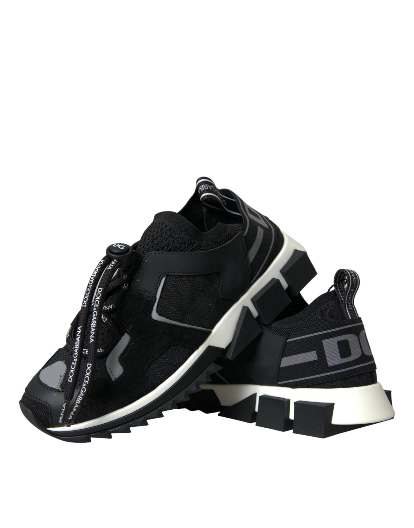 Dolce &amp; Gabbana Zapatillas de trekking Sorrento de malla negra Zapatos