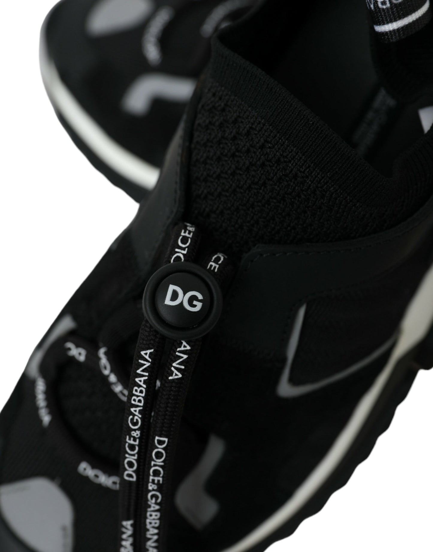 Dolce &amp; Gabbana Zapatillas de trekking Sorrento de malla negra Zapatos