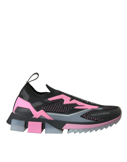Dolce &amp; Gabbana Zapatillas Sorrento Sin Cordones Negro Rosa Zapatos