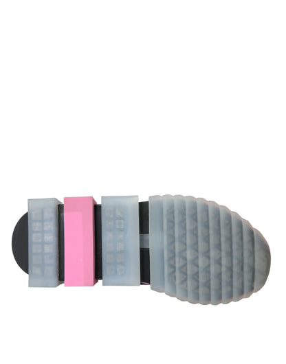 Dolce &amp; Gabbana Zapatillas Sorrento Sin Cordones Negro Rosa Zapatos