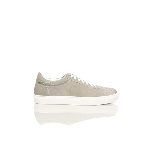 Cerruti 1881 Gray Cowhide Men's Sneaker