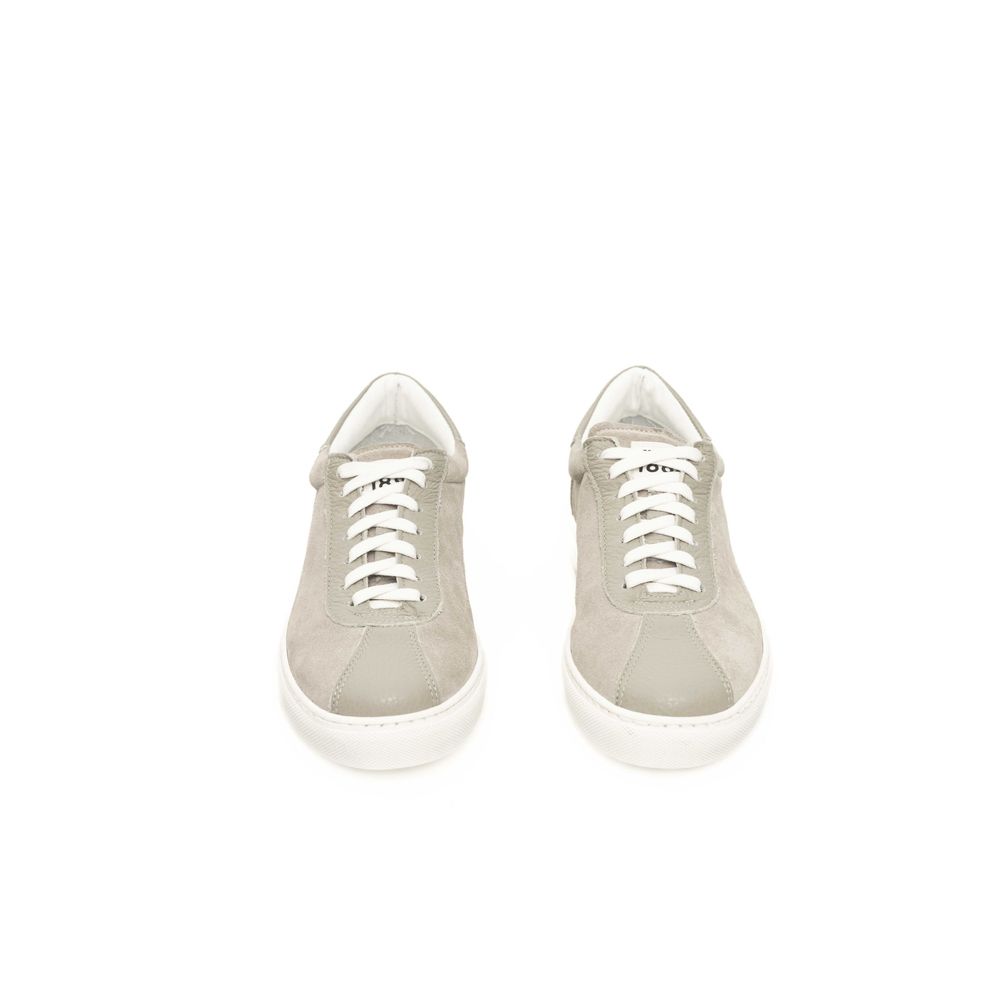 Cerruti 1881 Gray Cowhide Men's Sneaker