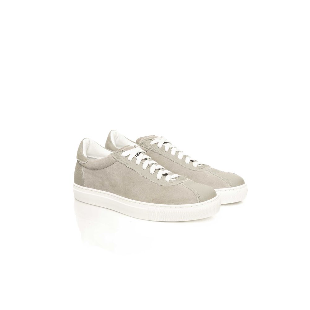 Cerruti 1881 Gray Cowhide Men's Sneaker