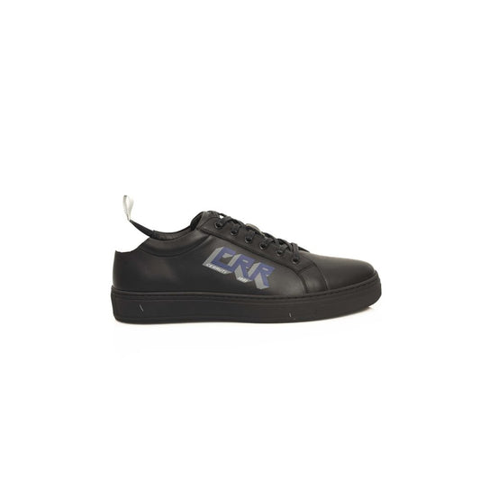 Cerruti 1881 Black Cowhide Men Sneaker