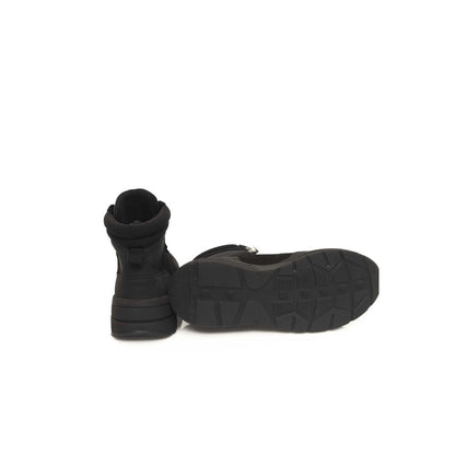 Cerruti 1881 Black Cowhide Men Sneaker