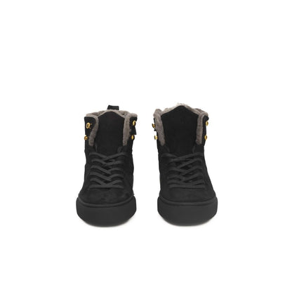 Cerruti 1881 Black Cowhide Women Sneaker
