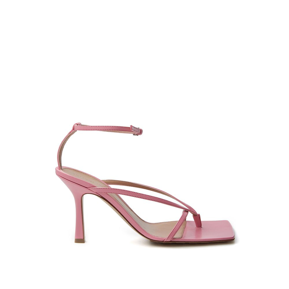 Bottega Veneta Elegant Pink Leather Sandals for Sophisticated Style – EU38/US7.5 par Bottega Veneta | Disponible sur Sandy Store ByNet
