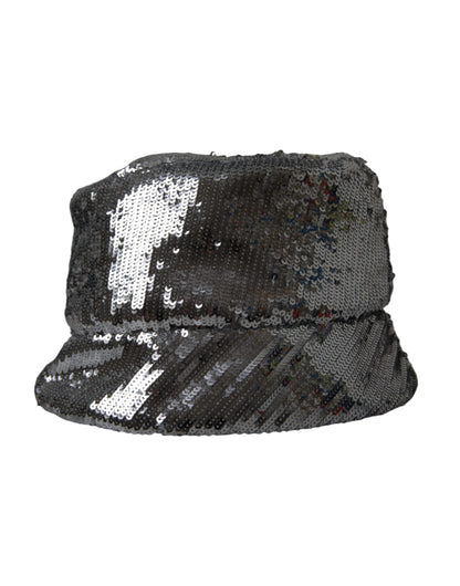 Dolce &amp; Gabbana Gorro De Pescador De Nylon Con Lentejuelas Plateadas Hombre