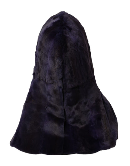 Dolce &amp; Gabbana Gorro cruzado de piel de comadreja negro