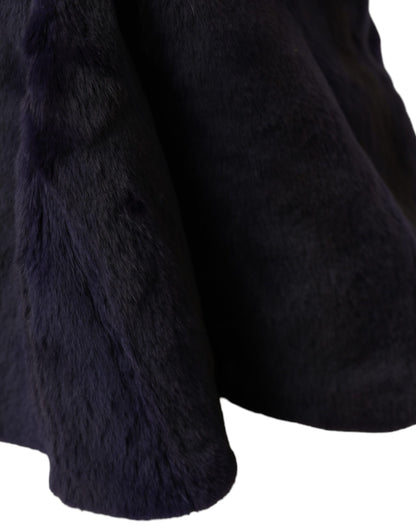 Dolce &amp; Gabbana Gorro cruzado de piel de comadreja negro