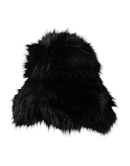 Dolce &amp; Gabbana Gorro De Pescador De Piel Sintética Negro Para Mujer