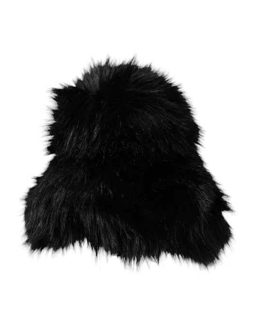 Dolce &amp; Gabbana Gorro De Pescador De Piel Sintética Negro Para Mujer