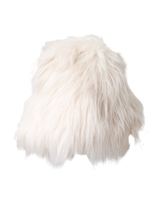 Dolce &amp; Gabbana Gorro De Pescador De Piel Acrílico Blanco Para Mujer