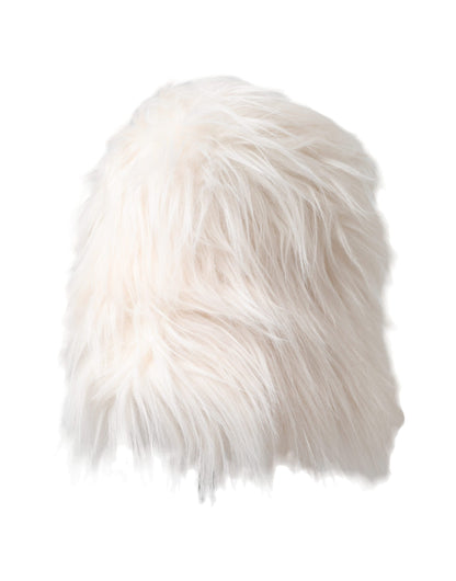 Dolce &amp; Gabbana Gorro De Pescador De Piel Acrílico Blanco Para Mujer