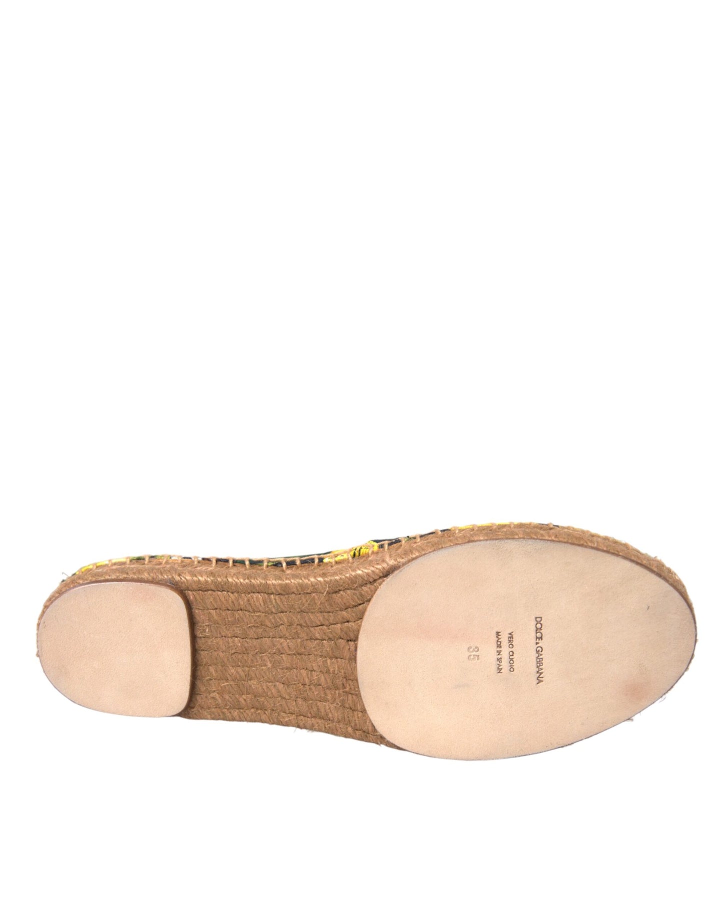 Dolce &amp; Gabbana Zapatos alpargatas sin cordones con limón multicolor
