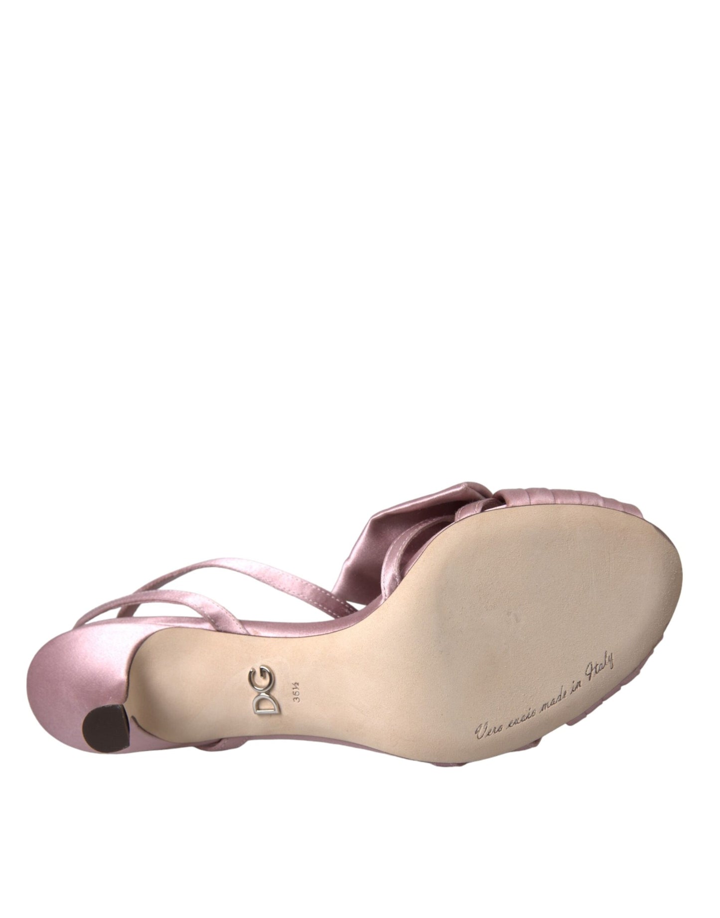 Dolce &amp; Gabbana Zapatos rosa con tacones de cristal Keira