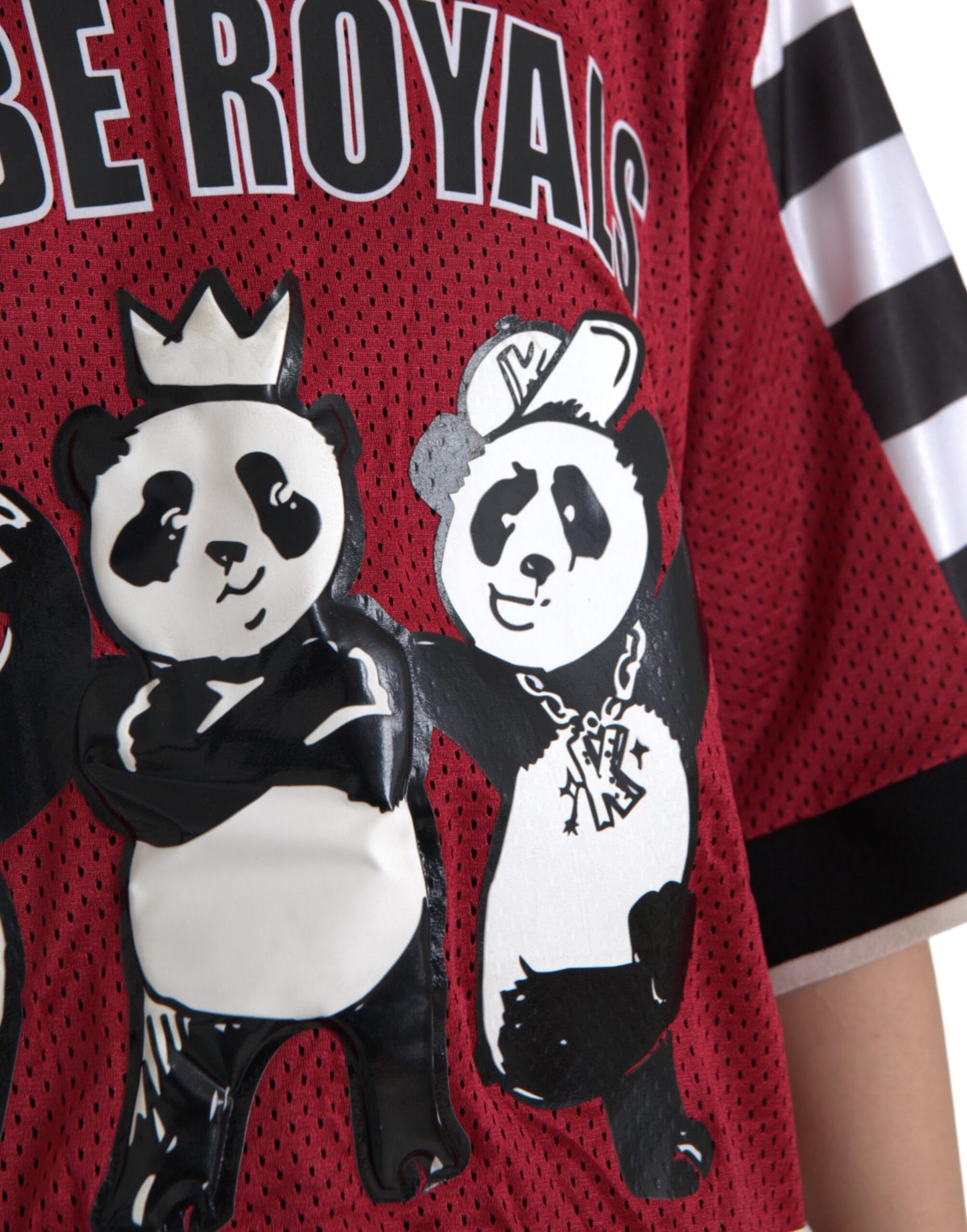Dolce &amp; Gabbana Multicolor Royals Panda Oversized T-shirt