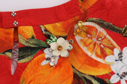 Dolce &amp; Gabbana Blusa de crepé adornada con estampado de flores