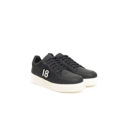 Cerruti 1881 Blue Cowhide Men's Sneaker