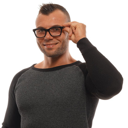 Ermenegildo Zegna Black Men Glasses Frame