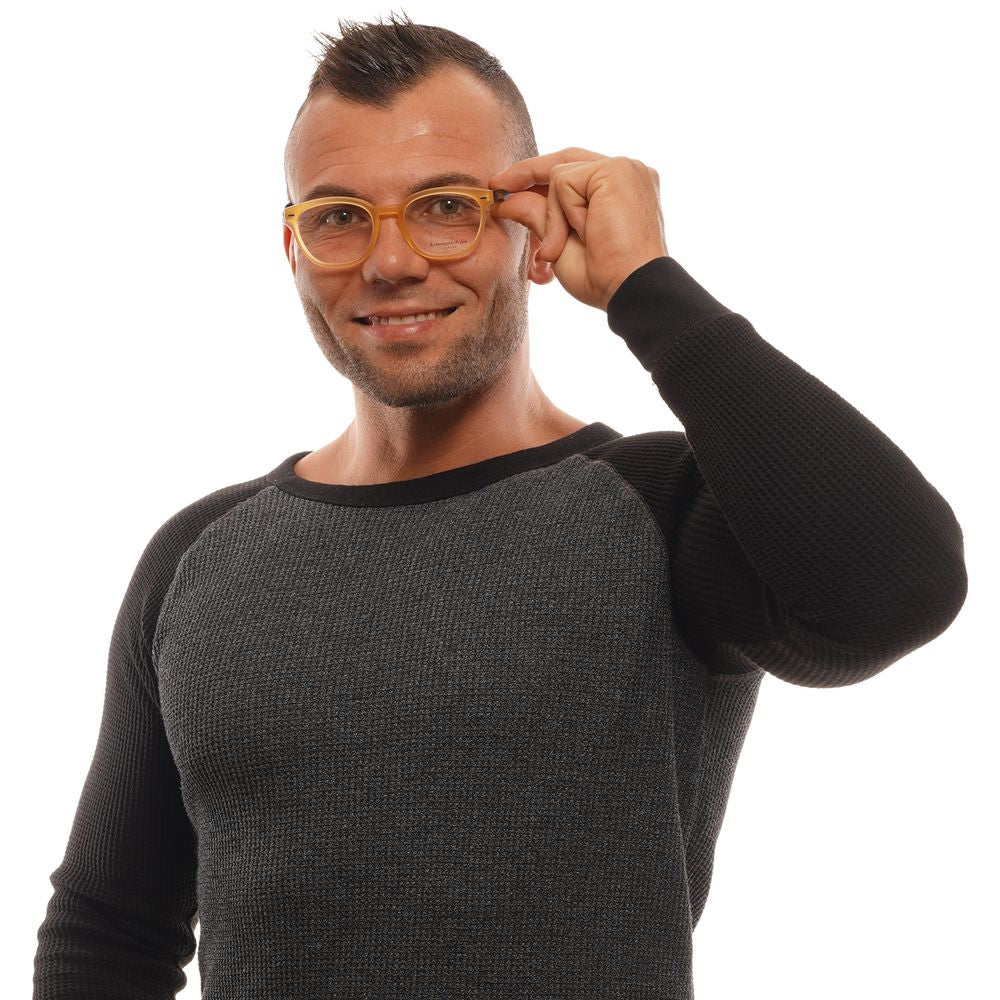 Ermenegildo Zegna Orange Men Glasses Frame