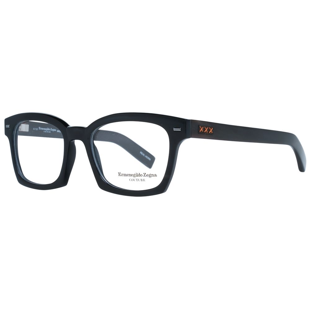 Ermenegildo Zegna Black Men Glasses Frame