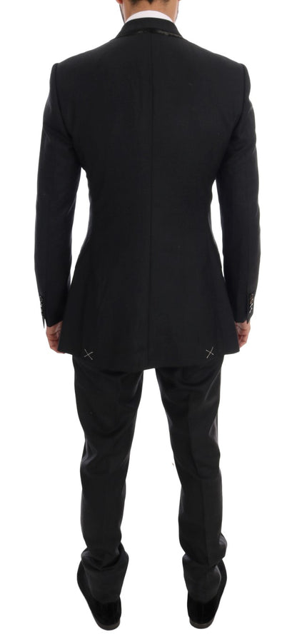 Dolce & Gabbana Elegant Gray Double Breasted Wool Suit – IT44 | XS par Dolce & Gabbana | Disponible sur Sandy Store ByNet