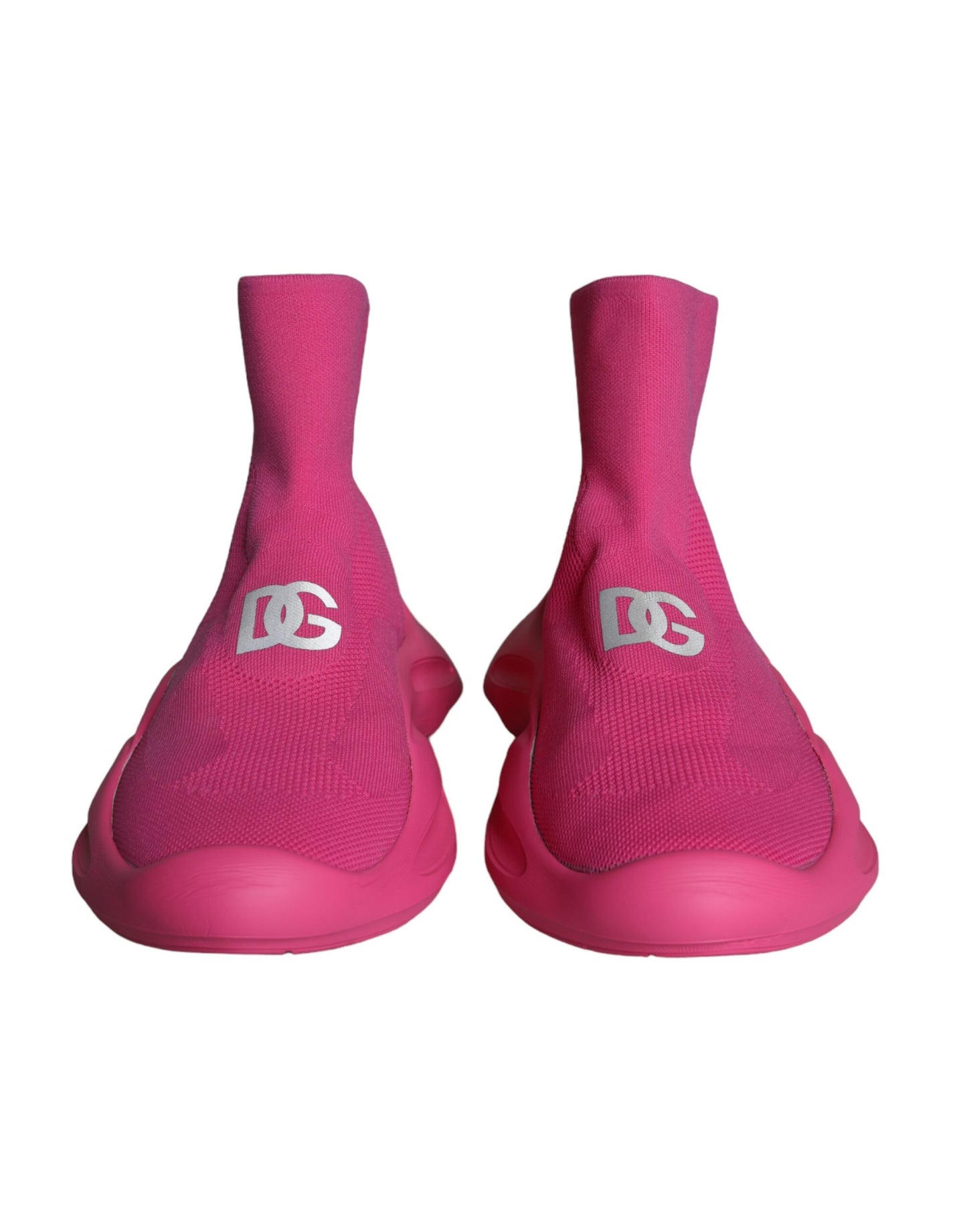 Dolce & Gabbana Pink Logo Print Slip On Socks Sneakers Shoes – EU44/US11 par Dolce & Gabbana | Disponible sur Sandy Store ByNet