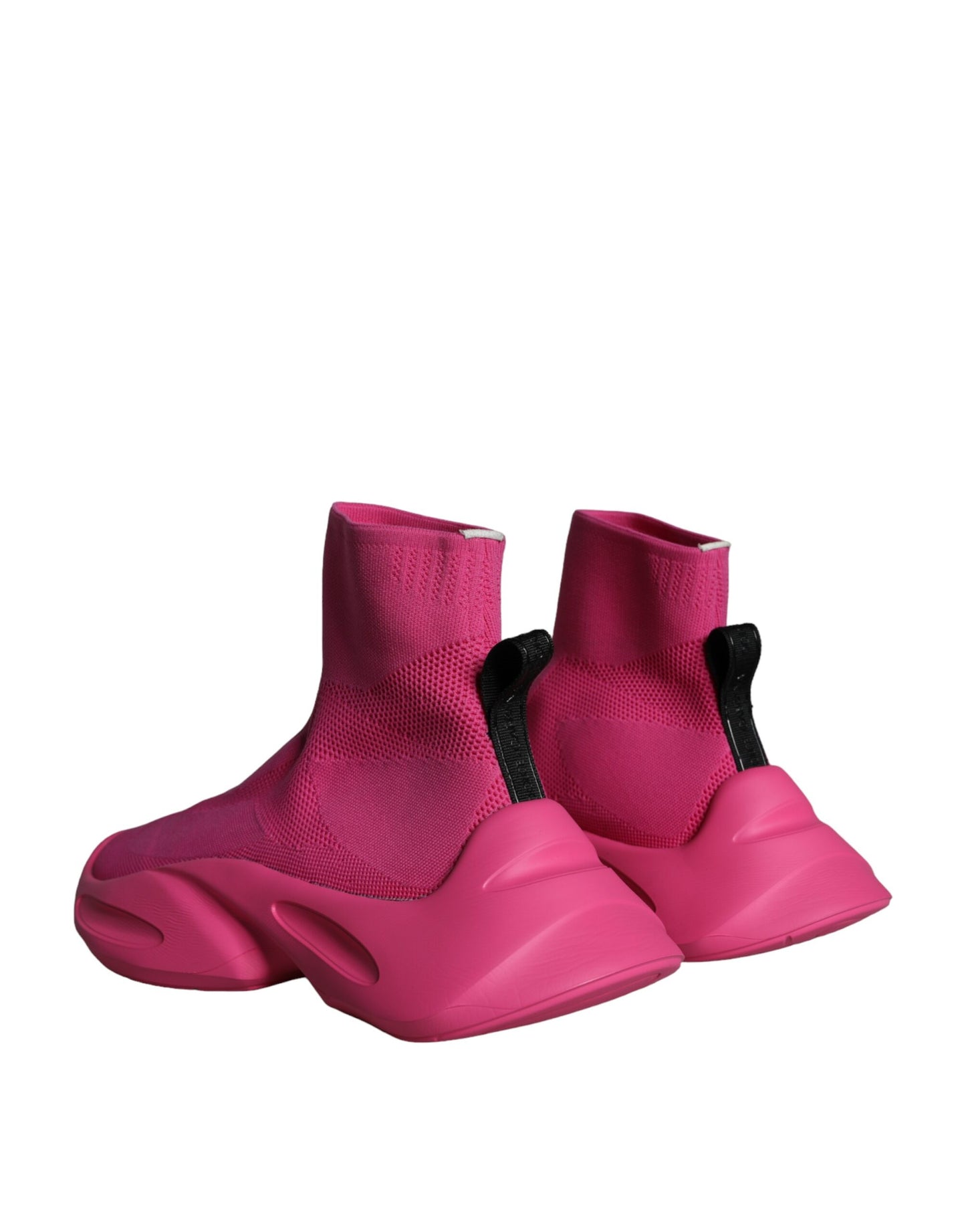 Dolce & Gabbana Pink Logo Print Slip On Socks Sneakers Shoes – EU44/US11 par Dolce & Gabbana | Disponible sur Sandy Store ByNet