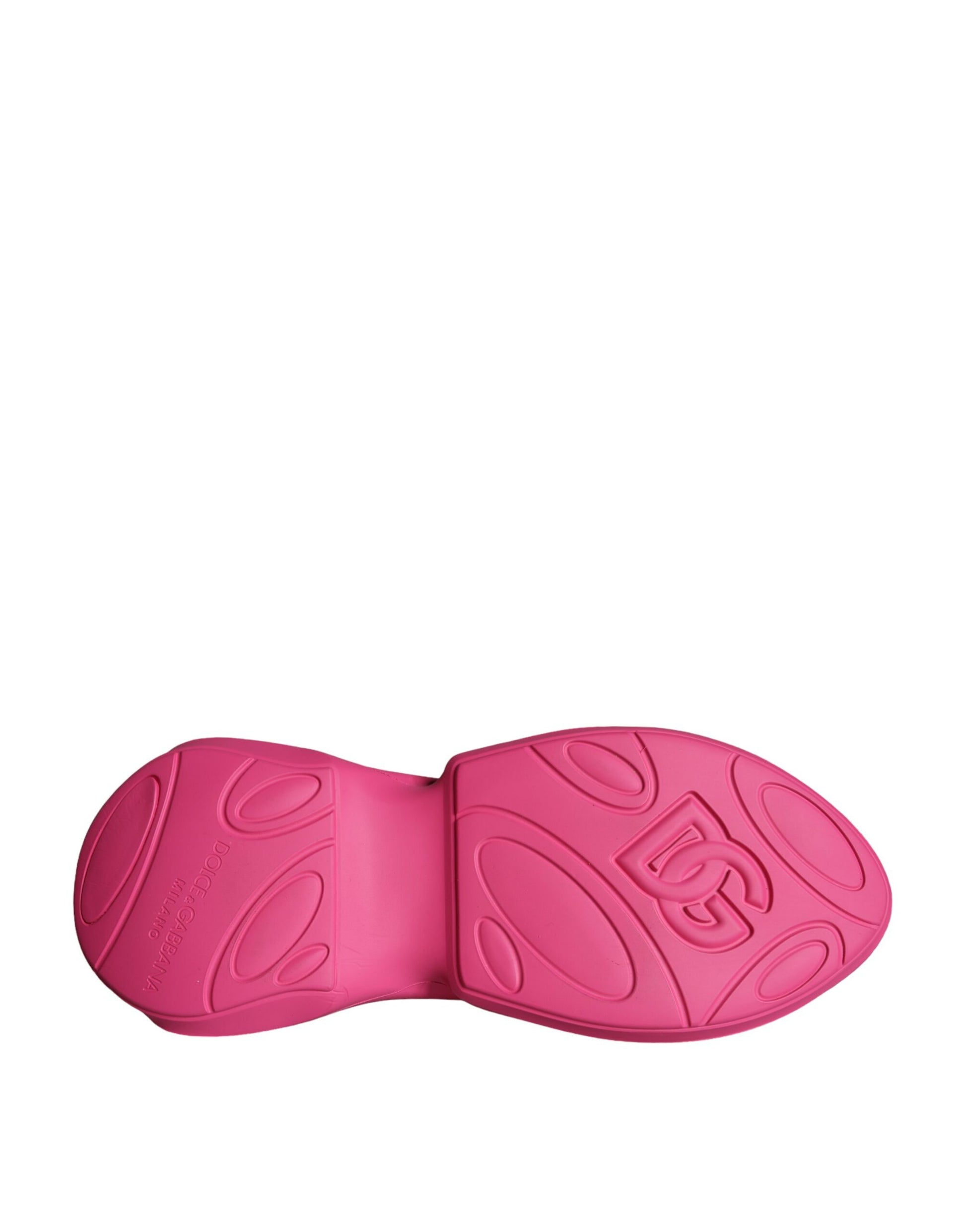 Dolce & Gabbana Pink Logo Print Slip On Socks Sneakers Shoes – EU44/US11 par Dolce & Gabbana | Disponible sur Sandy Store ByNet