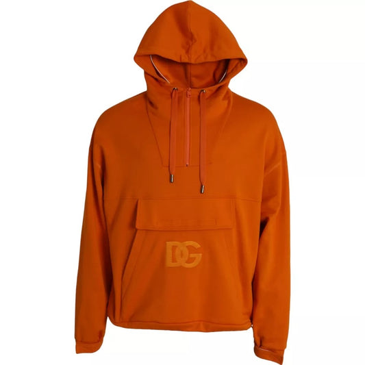 Dolce &amp; Gabbana Sudadera con capucha naranja Suéter