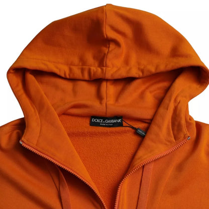 Dolce &amp; Gabbana Sudadera con capucha naranja Suéter