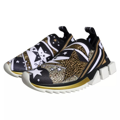 Dolce &amp; Gabbana Zapatillas Sorrento con estampado de estrellas de cometa multicolor Zapatos