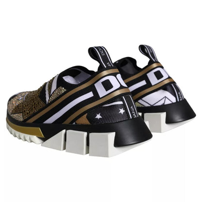 Dolce &amp; Gabbana Zapatillas Sorrento con estampado de estrellas de cometa multicolor Zapatos