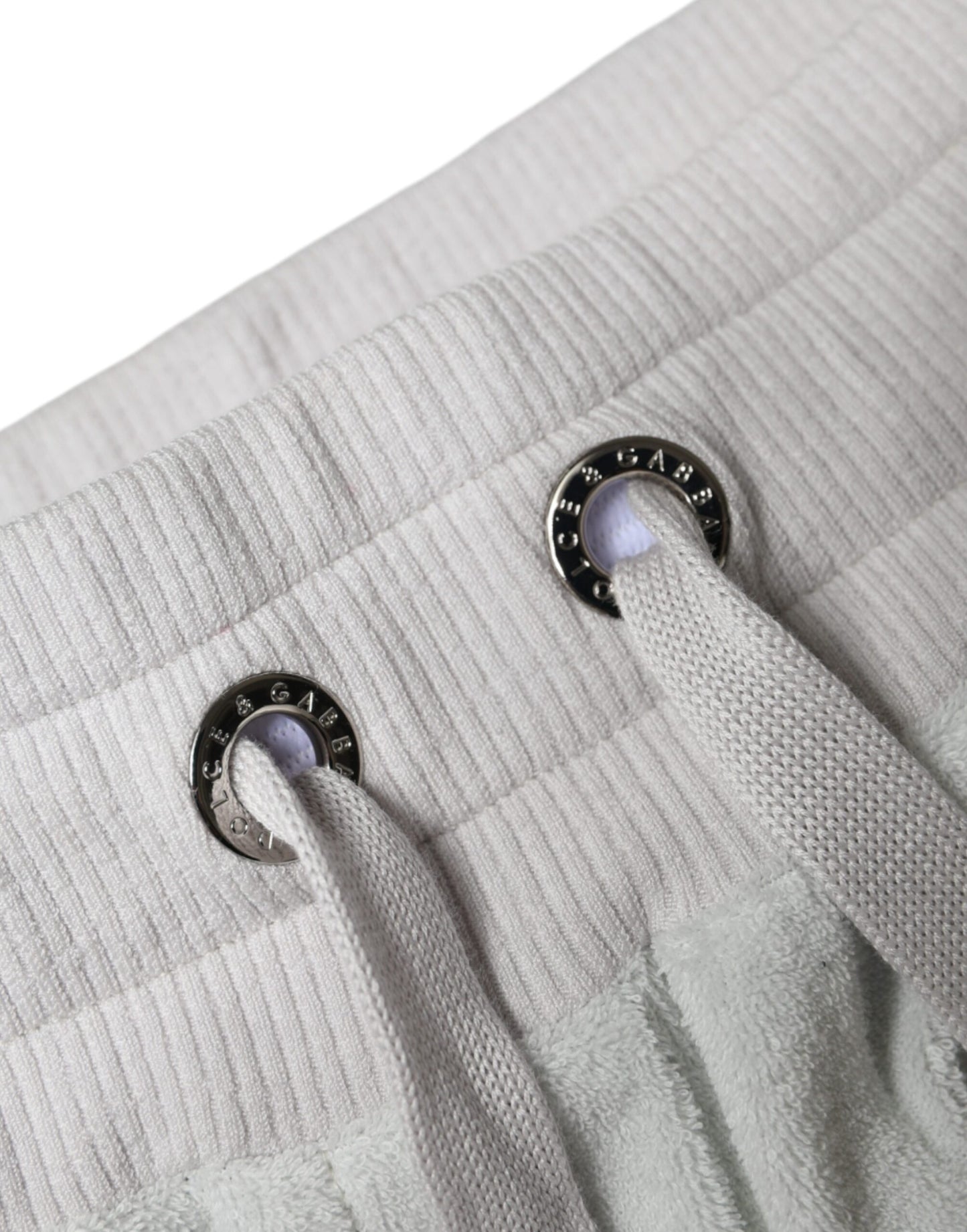 Dolce &amp; Gabbana White Nylon Jogger Sweatpants Pants