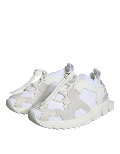 Dolce &amp; Gabbana Zapatillas De Trekking Sorrento De Malla Blanca Zapatos