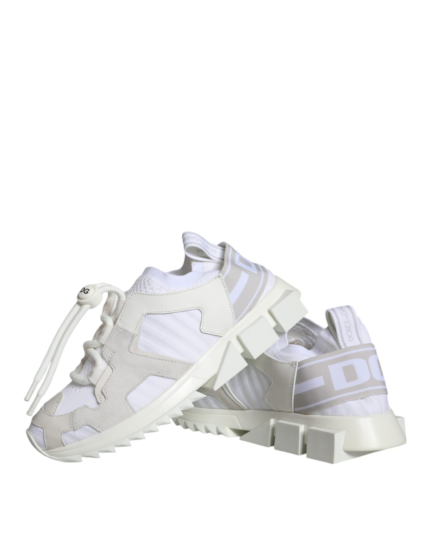 Dolce &amp; Gabbana Zapatillas De Trekking Sorrento De Malla Blanca Zapatos