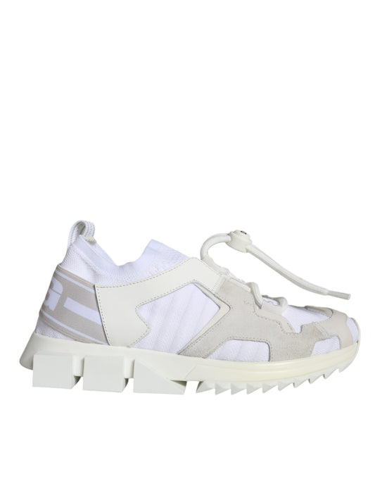 Dolce &amp; Gabbana Zapatillas De Trekking Sorrento De Malla Blanca Zapatos