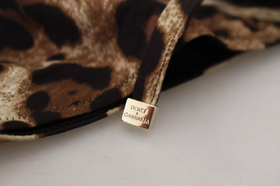 Dolce &amp; Gabbana Bañador con estampado de leopardo marrón Bañador Braguita de bikini
