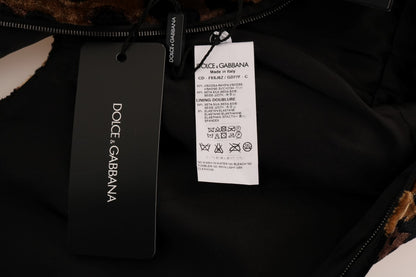 Dolce &amp; Gabbana Minivestido tubo de leopardo sin mangas
