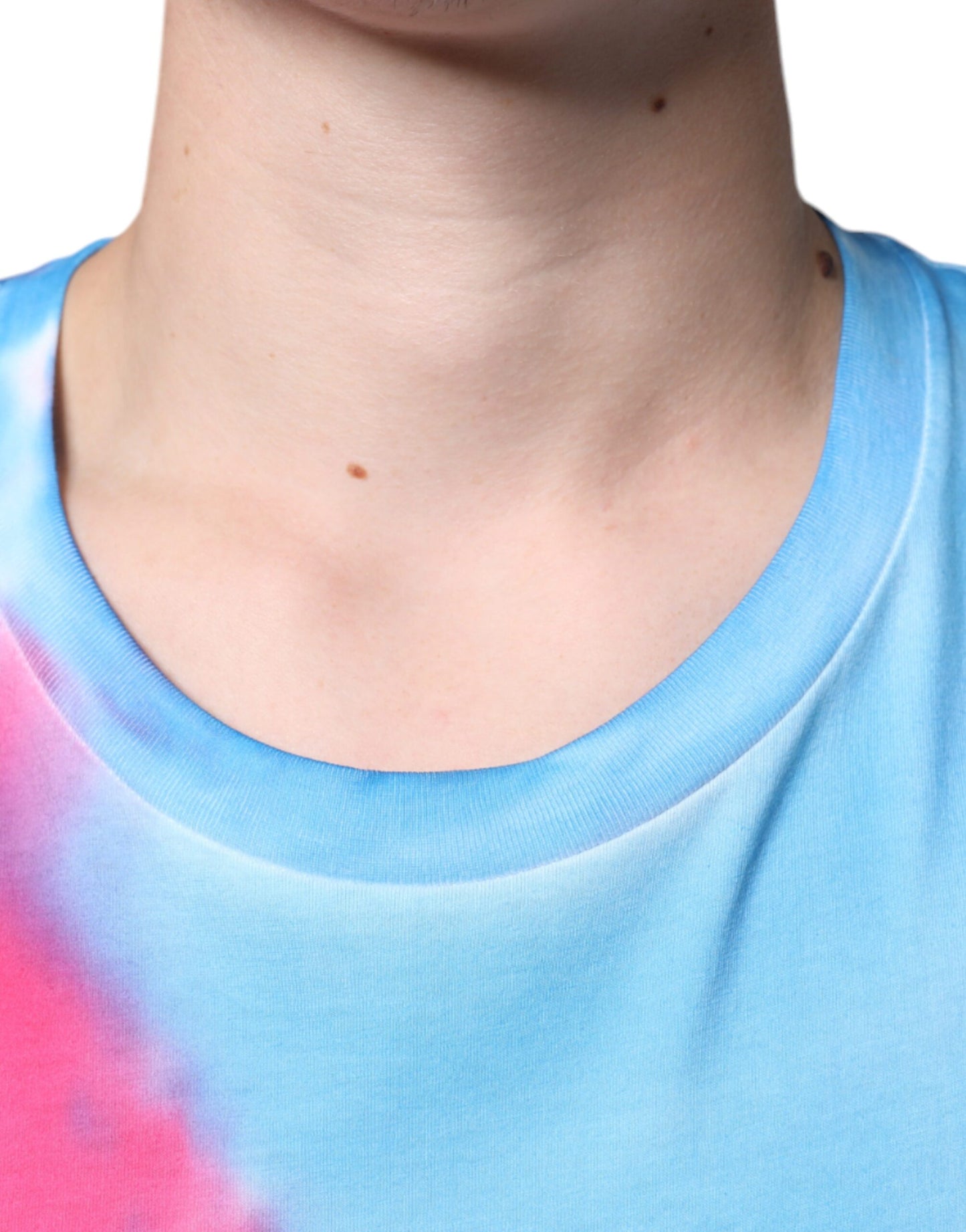 Dolce &amp; Gabbana Camiseta sin mangas de algodón teñido anudado multicolor